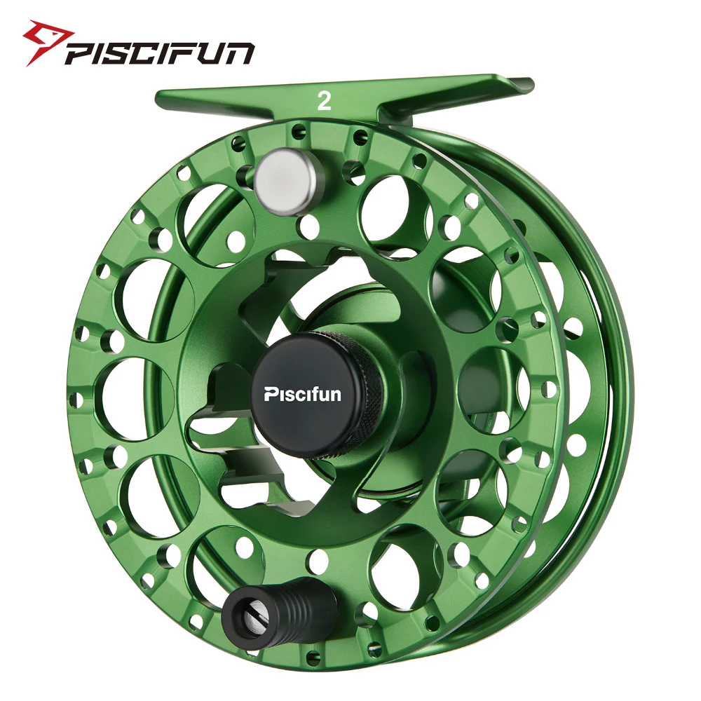 Рыболовная катушка Piscifun Save II Green Fly Reel 3/4 5/6 7/8 Полностью герметичная с ЧПУ из