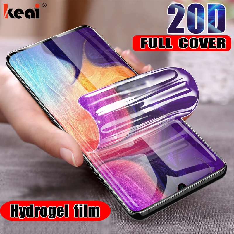 20D гидрогель пленка для samsung Galaxy S8 S9 S10e S10 плюс Экран протектор для A50 A30 A20 A70 A80 A90 A10 Note 8 пленка не Стекло