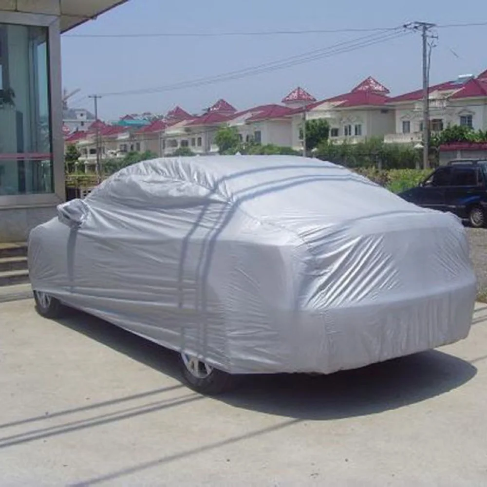 

Snow Car Cover Silver Polyester 4.71.751.5m Protector Indoor Outdoor