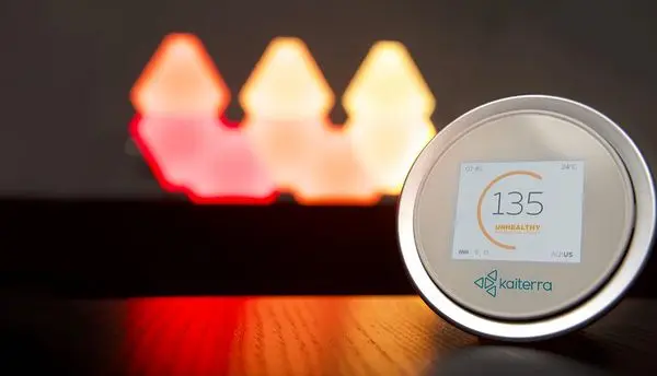 Умный монитор качества воздуха, Laser Egg 2, Высокочувствительный, мобильное приложение, мониторинг решения размером с ладонь, Kaiterra загрязнения воздуха