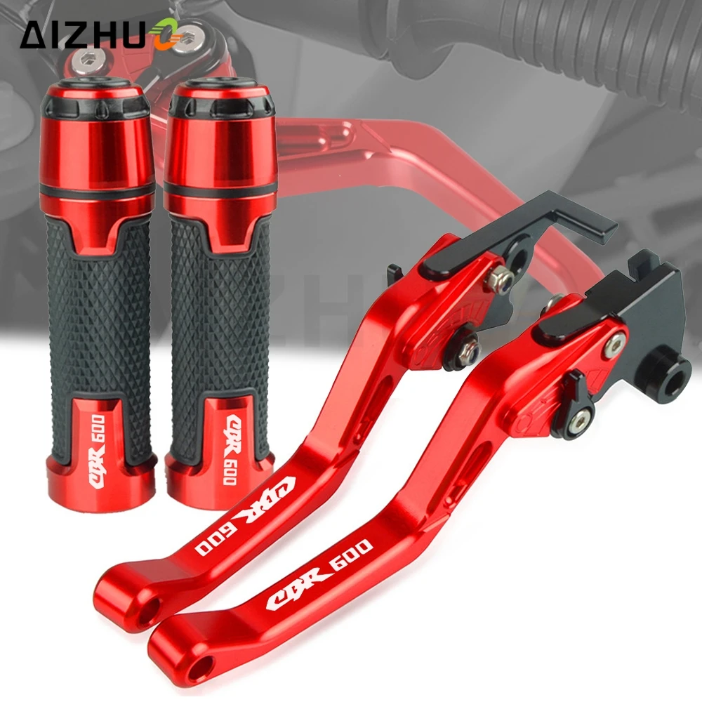 

CBR 600 Motorcycle CNC Short Brake Clutch Levers Accessories FOR HONDA CBR600 F2 F3 F4 F4i 1991-2007 Handlebar Hand Grips Ends