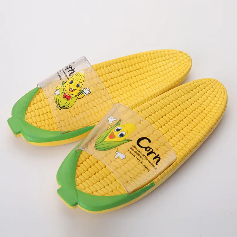 Креативных тапочек с милым фруктовым Женские домашние Шлепанцы из материала на