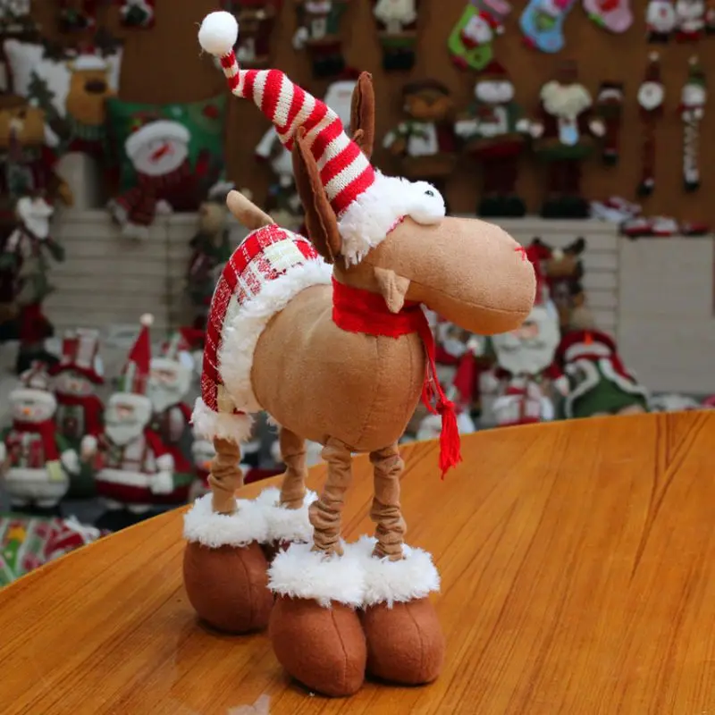 Рождественский олень кукла лося дисплей окна украшения рабочего стола орнамент