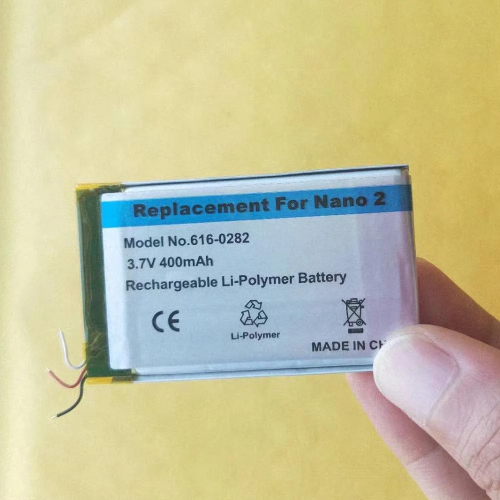 

With Repair Tools Brand New 3.7V Replacement Battery 330mAh Li-ion Battery for iPod Nano 2 2G 2nd Gen MP3