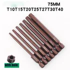 Torx Магнитный 75 мм Отвертка Набор бит 14 