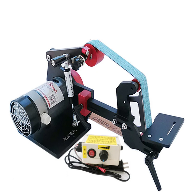 

Small Belt Machine Industrial Grade Desktop Home DIY Electric Fixed Angle Polishing Sharpener Grinding Machine Grinder 800W