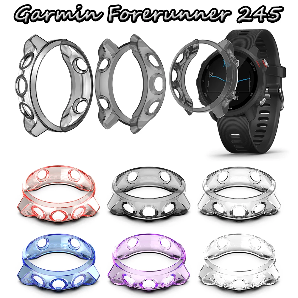 Высококачественный чехол бампер с рамкой для часов Garmin Forerunner 245 защитные