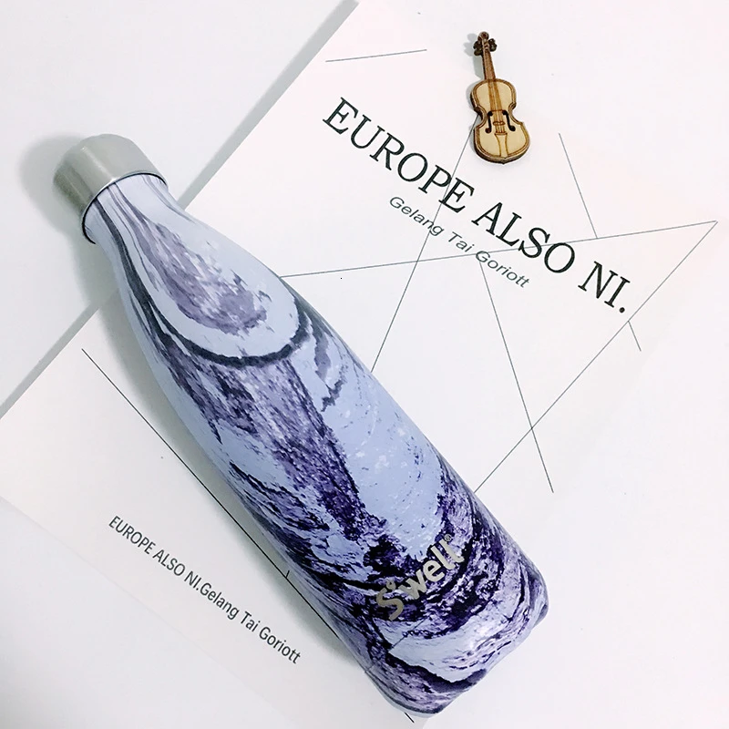 500 мл портативная бутылка для воды вакуумные фляжки изолированная фляжка