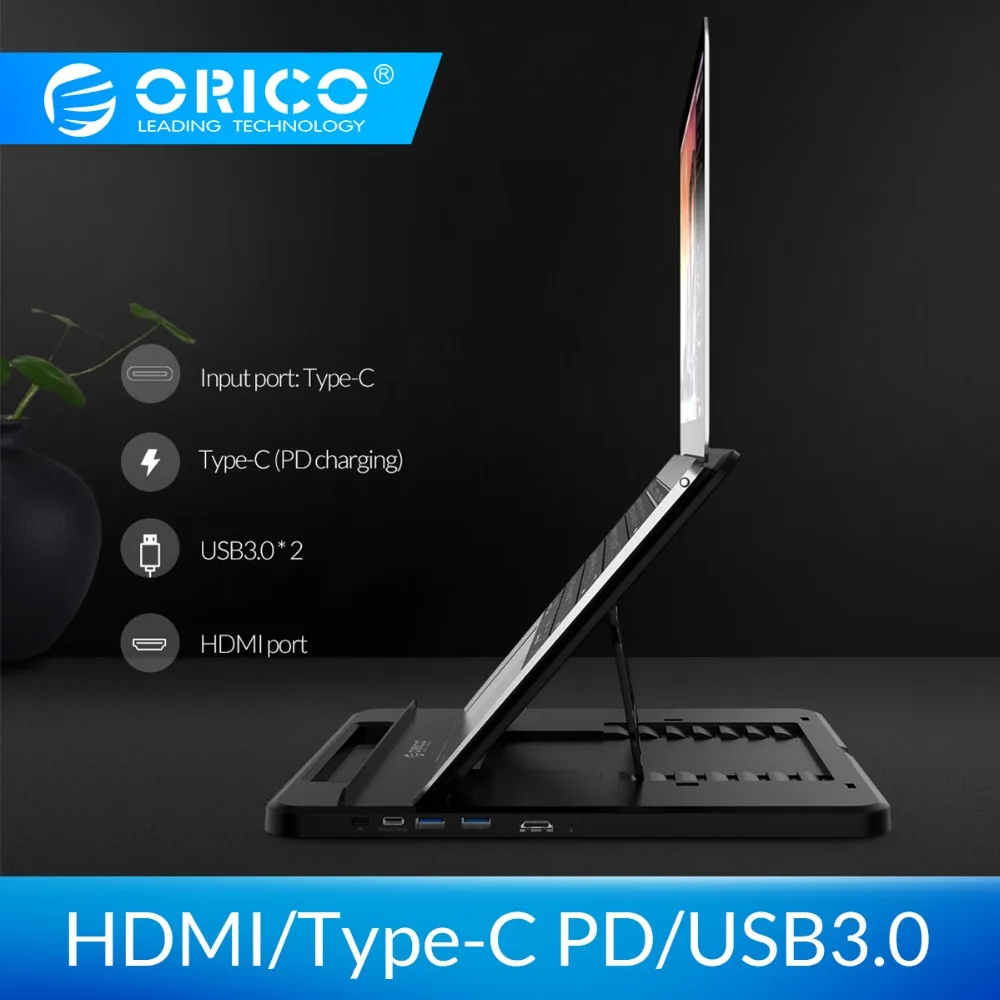 ORICO usb-хаб с регулируемым держателем типа C на мульти USB 3,0 HDMI PD SD/TF кардридер адаптер сплиттер для ноутбука MacBook Pro