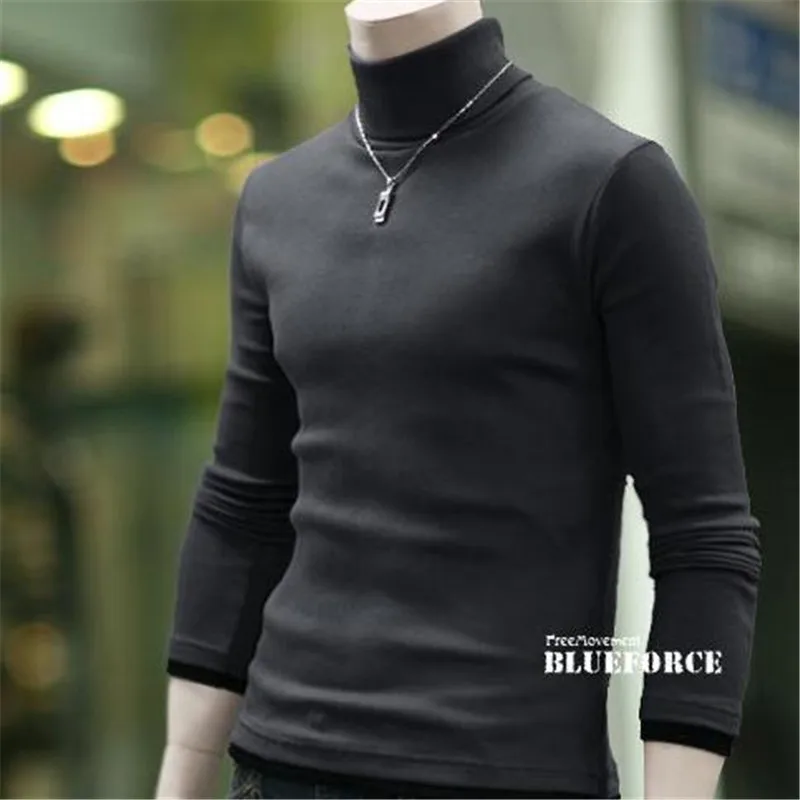 Новинка 2021 осень и зима Мужская облегающая базовая одежда тонкий пуловер свитер