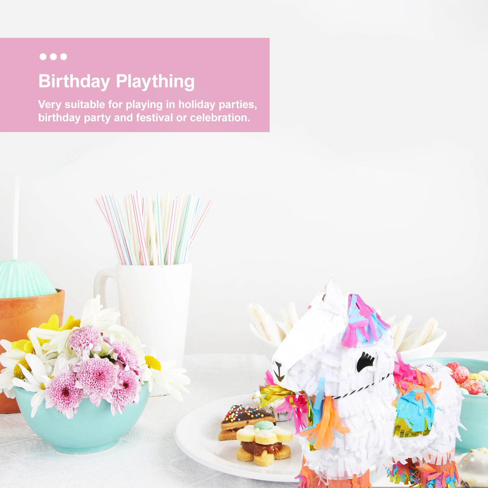 Смешная детская пиньята - творческое декоративное разрушительное игрушка для наполнения сахаром на день рождения для вечеринки.