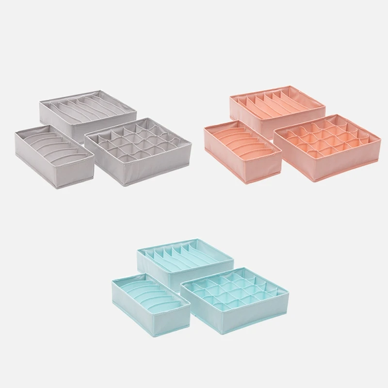 3 шт. нетканое нижнее белье органайзер бюстгальтеры носки складная коробка для