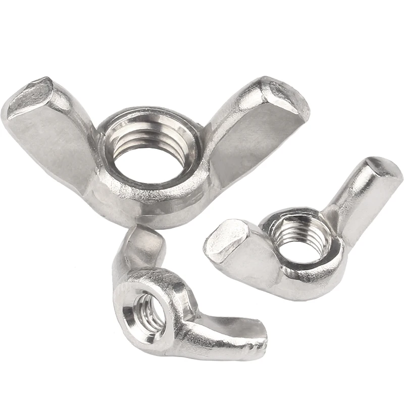 

20-5pcs DIN315 Butterfly Wing Nuts M3 M4 M5 M6 M8 Stainless Steel 304 Wing Nuts Hand Tighten Nut