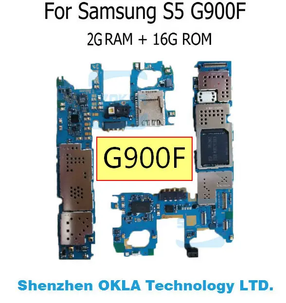 Материнская плата для Samsung Galaxy S5 SM G900F G900I G900M 1 шт. 2 Гб ОЗУ 16 ПЗУ сменная материнская