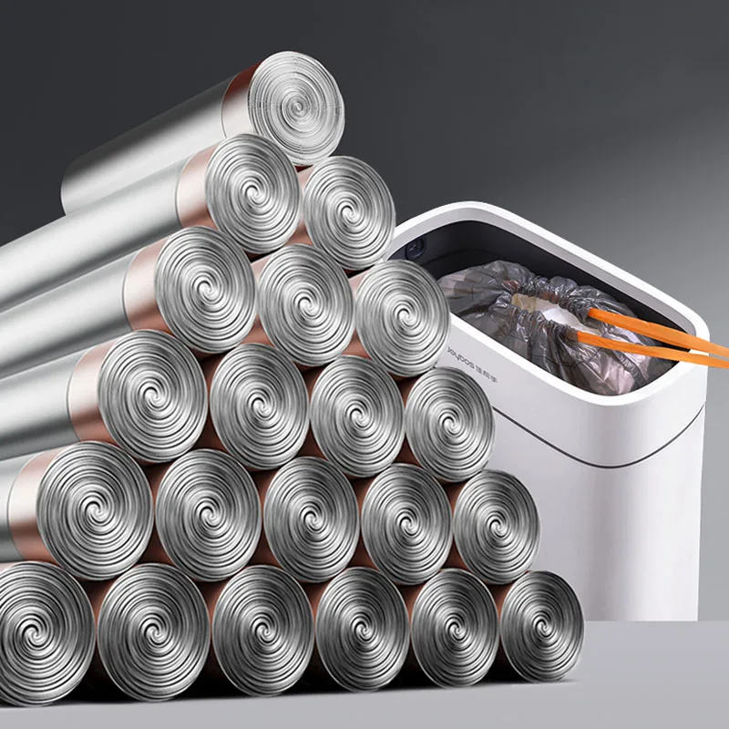 

Household Garbage Bags No Odor Thickening Disposable Color Point-breaking Flat-mouth Garbage Plastic Bag Medium