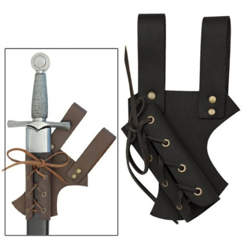 

Средневековый плечевой ремень держатель меча ножны, скаббард для взрослых мужчин Larp Knight костюм с оружием пиратский стиль викингов