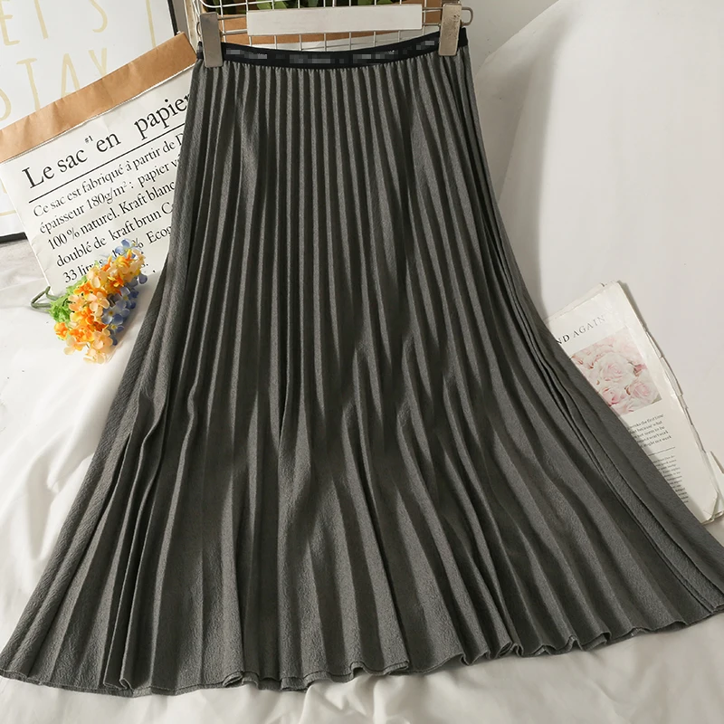 

Cheap wholesale 2021 spring autumn new fashion casual sexy women Skirt woman female OL pleated skirt VtC3186