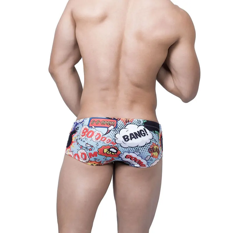 Мужские сексуальные трусы боксеры для плавания Летние плавки Мужская одежда