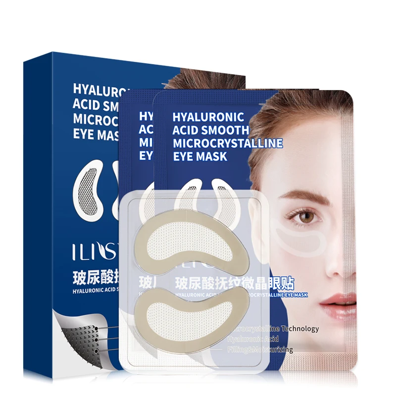 

1 Pair-Micro-needle Eye Patch for Wrinkles Fine Lines Removal Hyaluronic Acid Eye Mask Dark Circle Puffiness Eye Pads