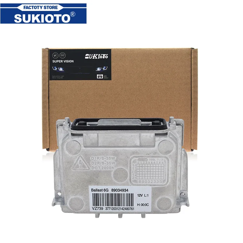 SUKIOTO Новый 6G D1S D1R Балласт ксенонового ближнего света 89034934 4L0907391 Для BMW Audi VW Volvo Opel Renault Citroen Peugeot on.