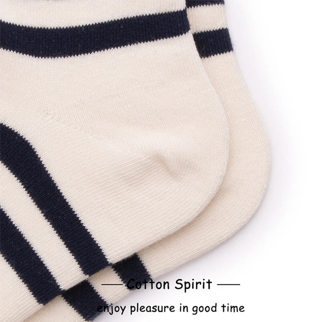 1 пара хлопковые носки унисекс в полоску | Тематическая одежда и униформа