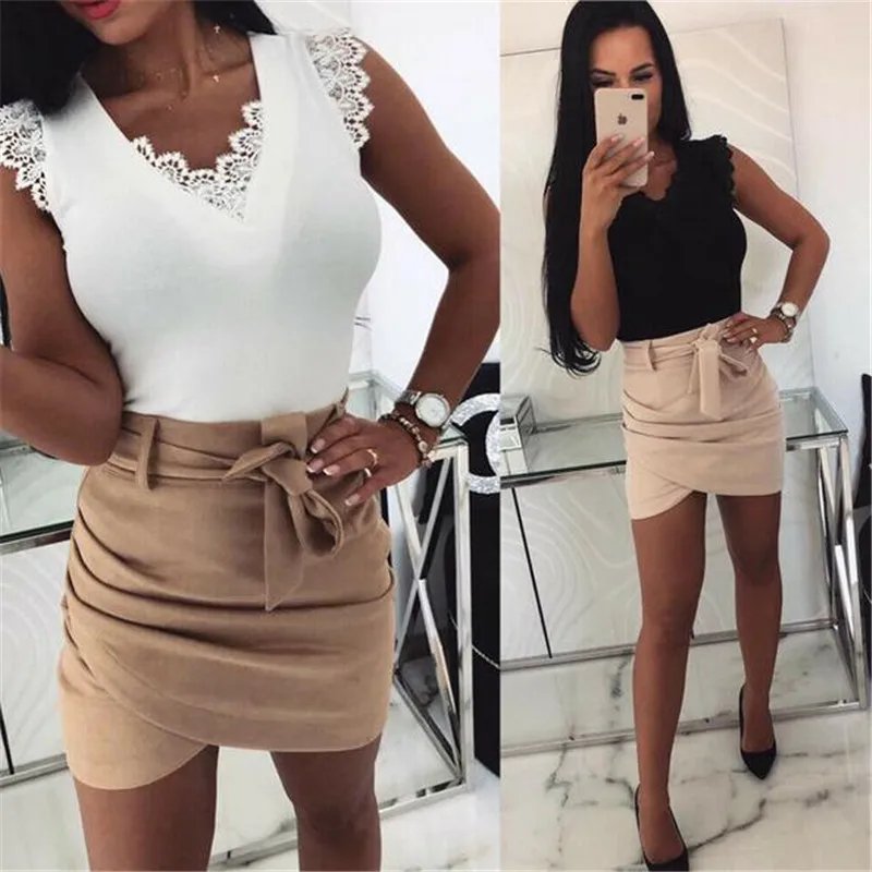 

Factory Direct Sales Women Ladies Summer Lace Vest Top Sleeveless Casual T-Shirt New