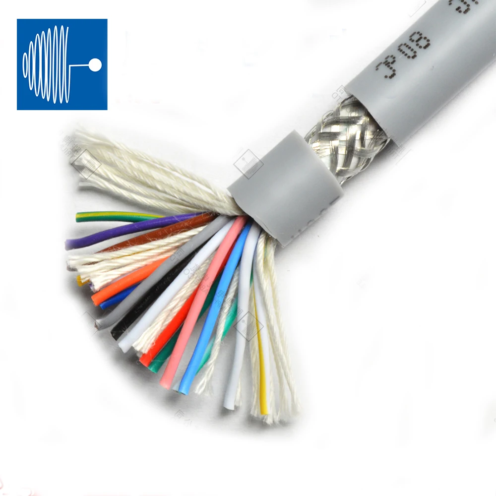 TRIUMPHCABLE 10 M UL2464 22AWG 11/12/13/15/16/18/20/22/25 core PVC многожильный экранированный кабель с