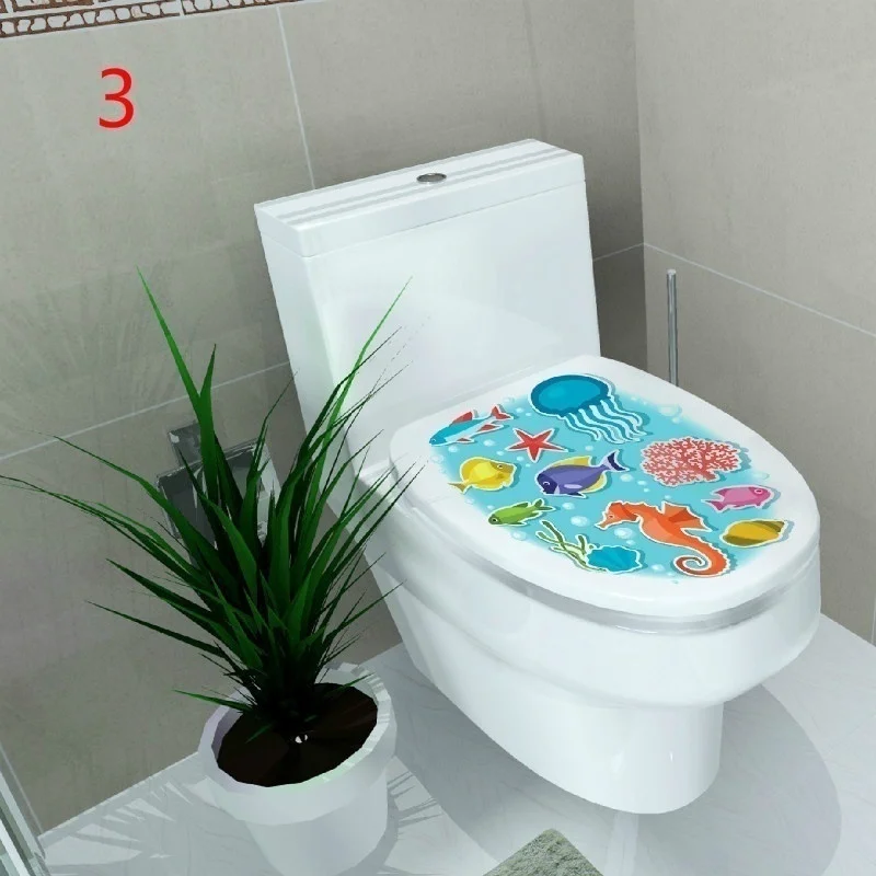 1 шт. стикеры Туалет крышка пьедестал туалеты стул комод украшения дома