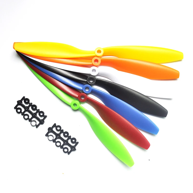 ZMR 4 пары 1045 пропеллеров ABS 2 лезвия CW CCW racing drone propellers реквизит лист для RC QuadCopter 550 FPV
