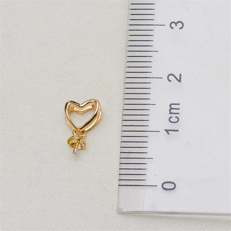 

Solid 18K Yellow Gold for DIY Jewelry Accessories Pendant Clasp Connector Clip Clasp Pinch Clip Bail Pendant Bail Bead
