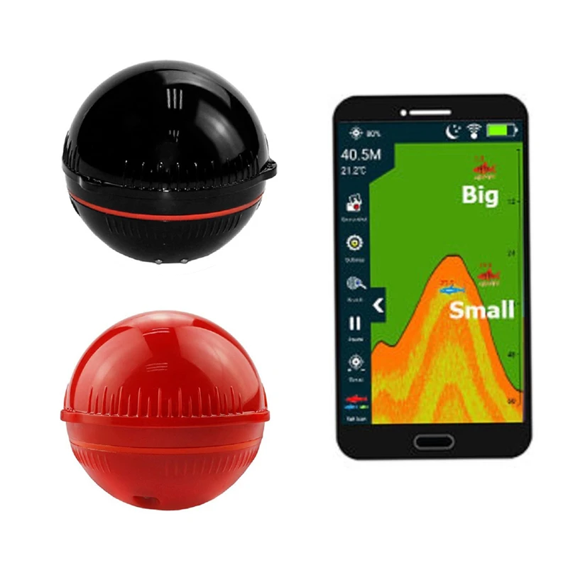 

Bluetooth Wireless Portable Sonar Fish Finder Depth Sea Lake Fish Detect Echo Sounder Sener Fish Finders IOS Android Fish Lamp