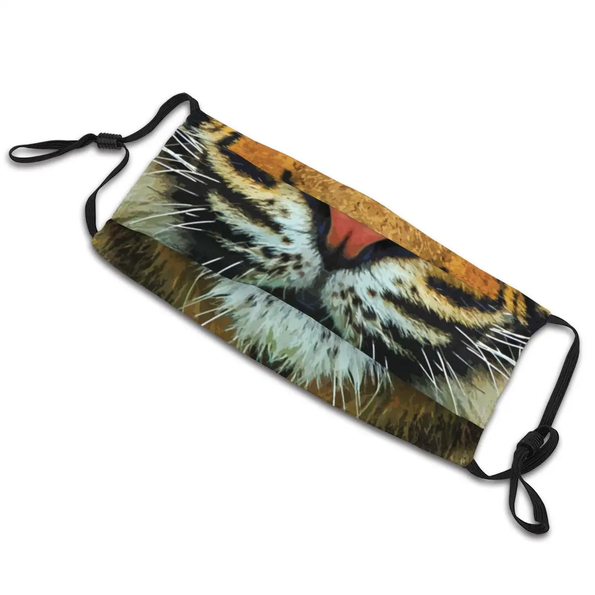 Тигровая экзотическая маска для животных Пылезащитная кошек влюбленных