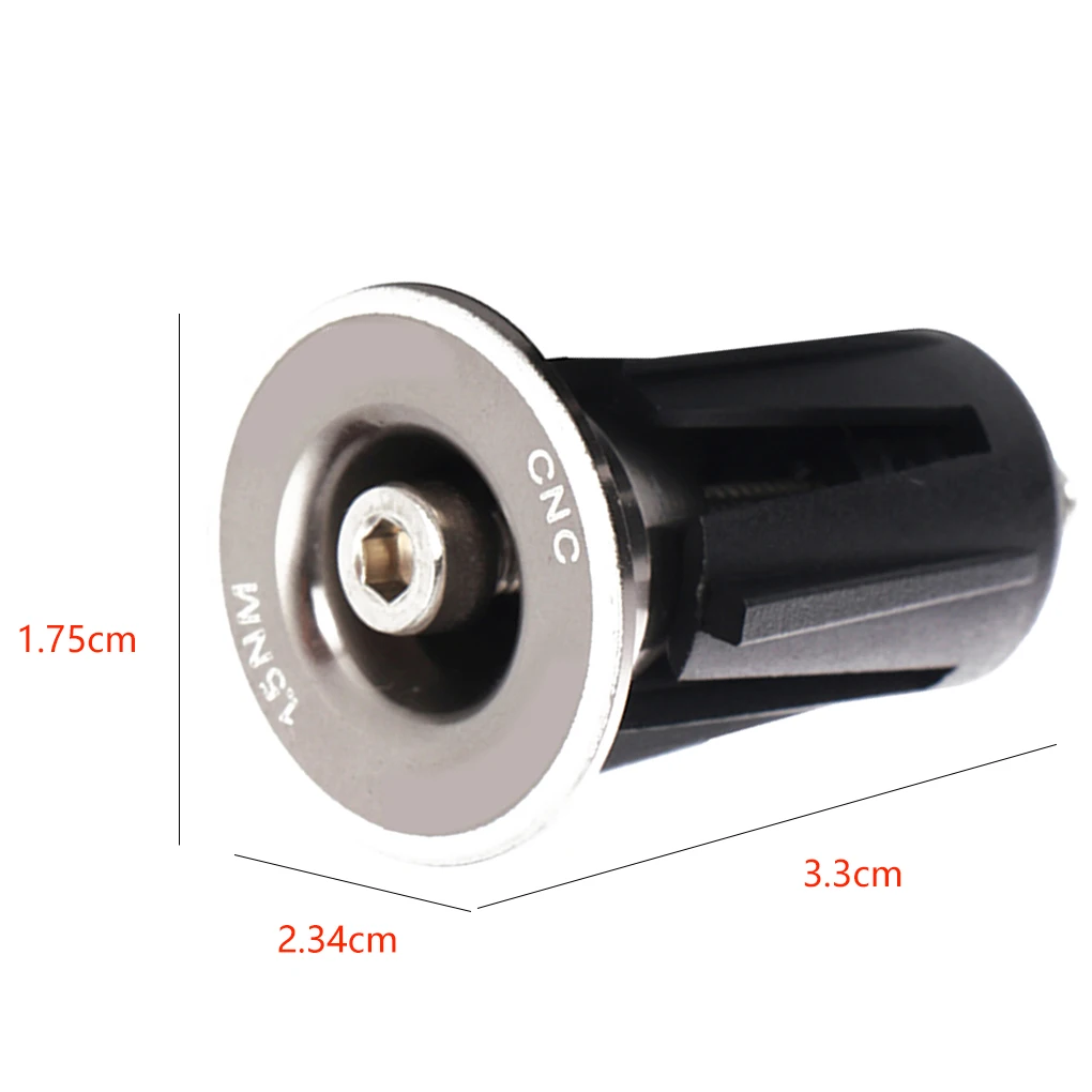 

1 Pair MTB Handlebar Cap Road Bicycle Aluminum Alloy Grips End Mountain Bike Handle Bar Stoppers