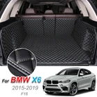 Кожаный коврик для багажника автомобиля для BMW X6 F16 2015 2016 2017 2018 2019 Коврики для багажника коврик для ног ковров автомобильные аксессуары