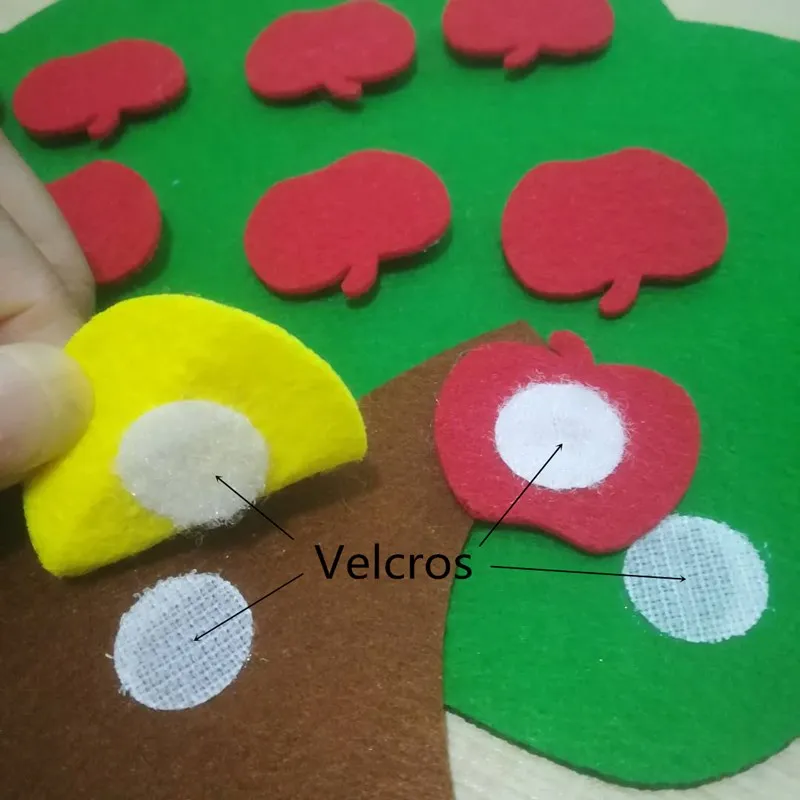 1 компл. Войлочное Яблоко детские образовательные поделки сделай сам Раннее