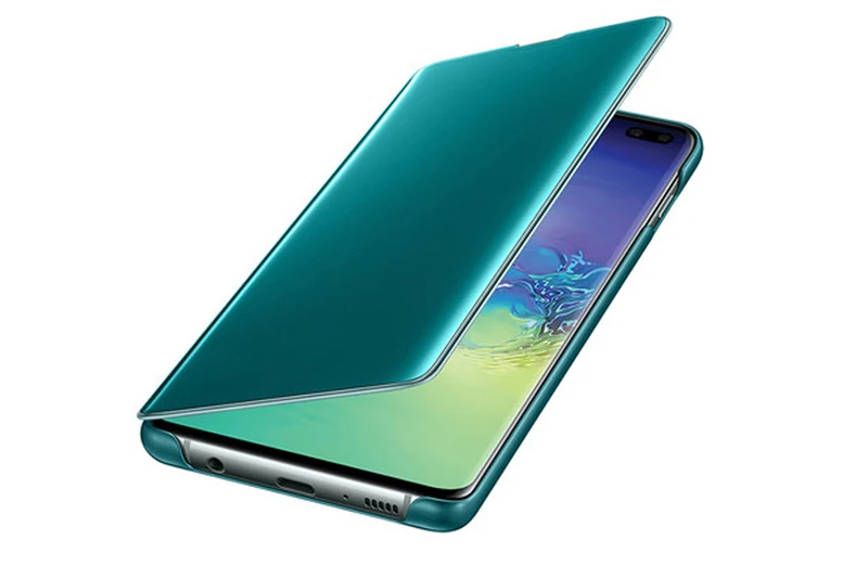 Оригинальный прозрачный чехол для SAMSUNG Mirro Samsung GALAXY S10 S10E G9700 + S10Plus оригинальный