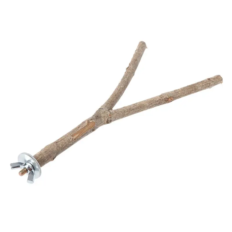 1 шт 15/20 сантиметров Parrot сырье деревянная вилка дерево ветка стойка игрушка хомяк