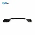 10 шт.лот OBD 2 кабель для Hon-da 3pin OBD1 адаптер OBD2 OBDII Для Hon-da 3-контактный на 16-контактный разъем совместимый диагностический инструмент