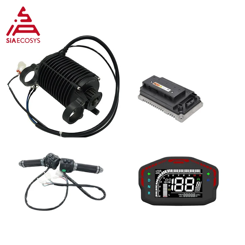 Наборы средних приводных двигателей QS 1000W 90 72V 55KPH с контроллером EM50SP и цепью