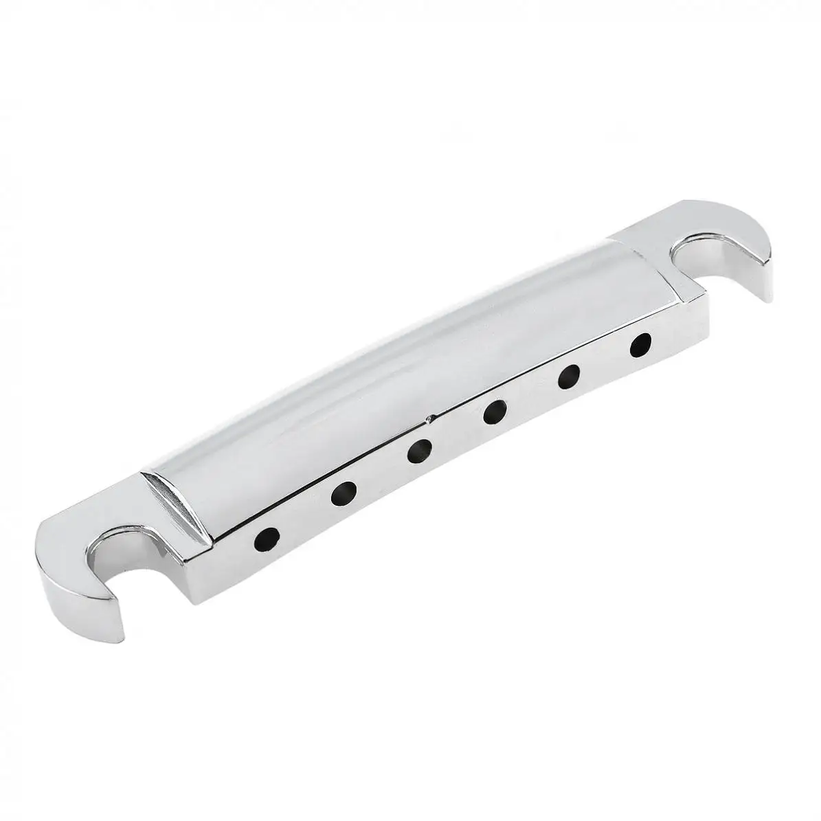 6 String Alloy Electric Guitar Tailpiece Bridge Saddle Locking Roller Tune-O-Matic for LP Silver / Black Optional Hot | Спорт и