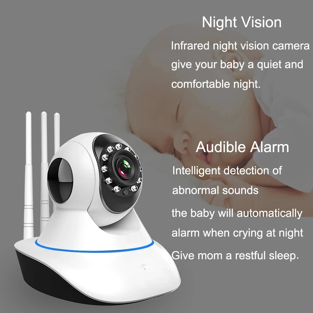HONTUSEC YOOSEE HD IP Camera Wireless 2MP 3MP Home Security Night Vision Two Way Audio CCTV Indoor Baby Monitor | Безопасность и