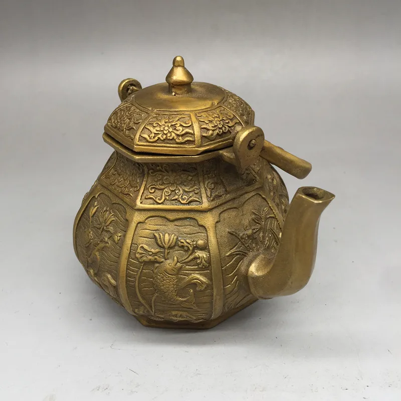 

Brass, octagon collection decoration