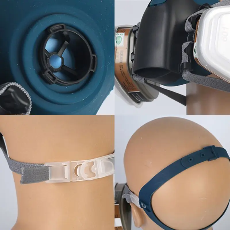 

2 Styles Full Facemask Respirator Gas Mask Filter Dust Protective Facepiece For Paint DropShip