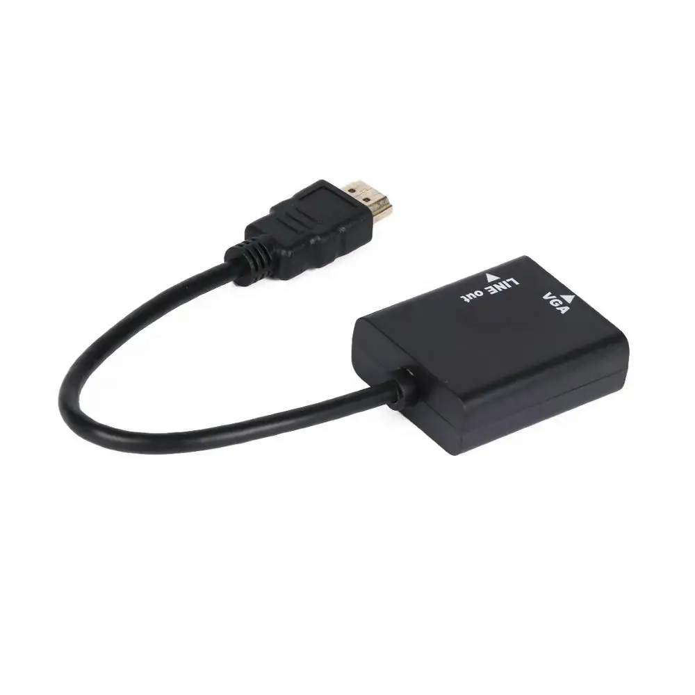 HD 1080P HDMI к VGA Мульти дисплей видео конвертер адаптер кабель для ПК DVD HDTV CA