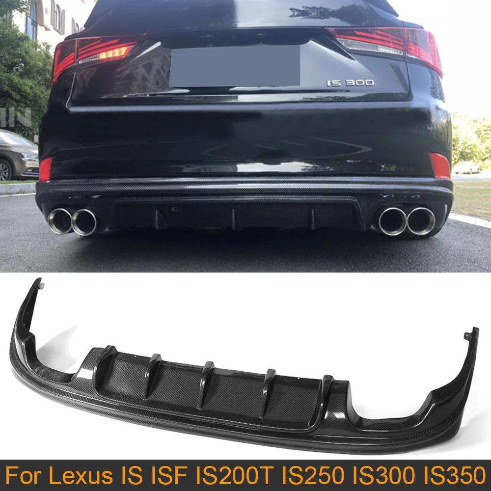 Диффузор для заднего бампера из углеродного волокна спойлер Lexus IS ISF Sedan 4 Door IS200T