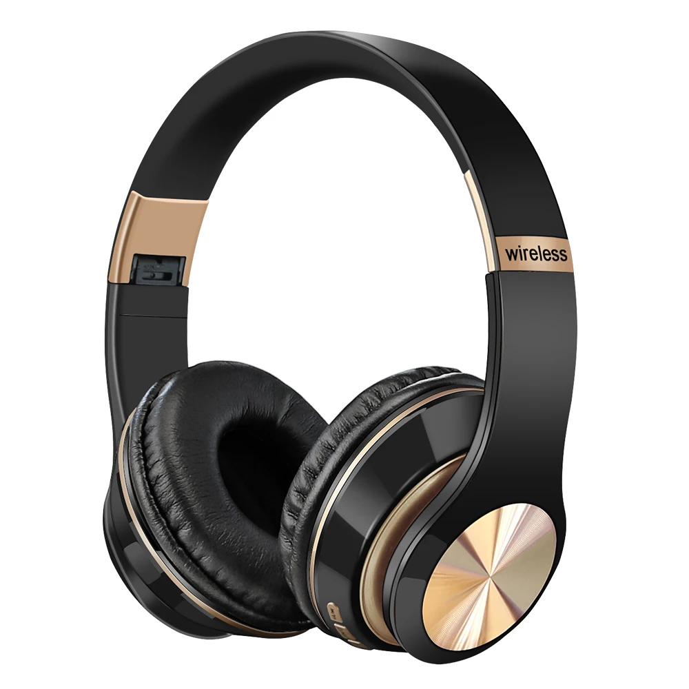 

HIFI Wireless Headphones 3D Stereo Bluetooth Headset Foldable Gaming Earphones With Mic TF Card Noise Reduction Earbuds
