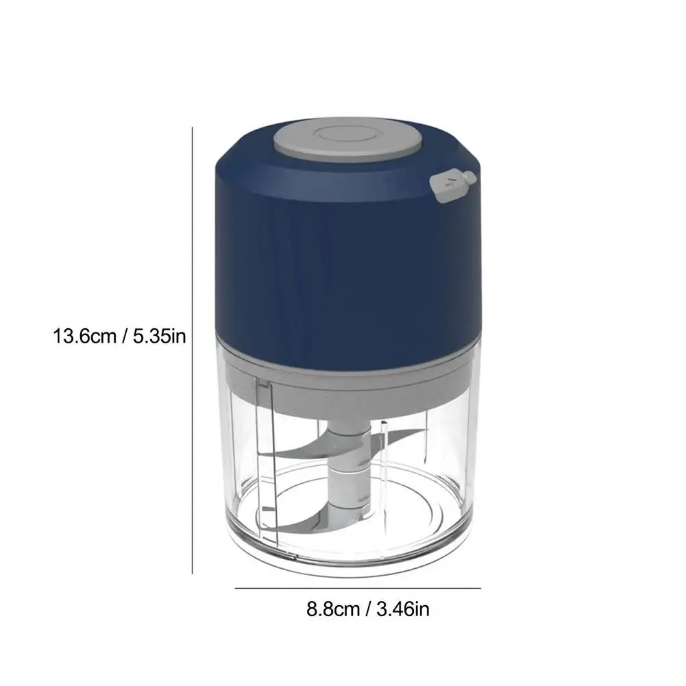 

260ML Portable Wireless Electric Mincer Food Processor Food Chopper Chop Garlic Ginger Pepper Onion For RVs Travel And Camping