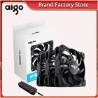 Aigo icefrost PWM 4 Pin 120 мм чехол для компьютера вентилятор тихий 12 см вентилятор Охлаждающий процессор тихий вентилятор охлаждения для ПК чехол вентиляторы 12 В регулировка скорости вентилятора