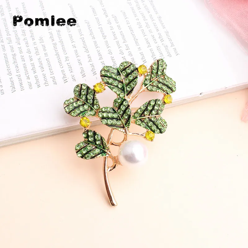 Женская брошь в форме сердца Pomlee стразы осенне-зимняя винтажная корсажная 2020 |