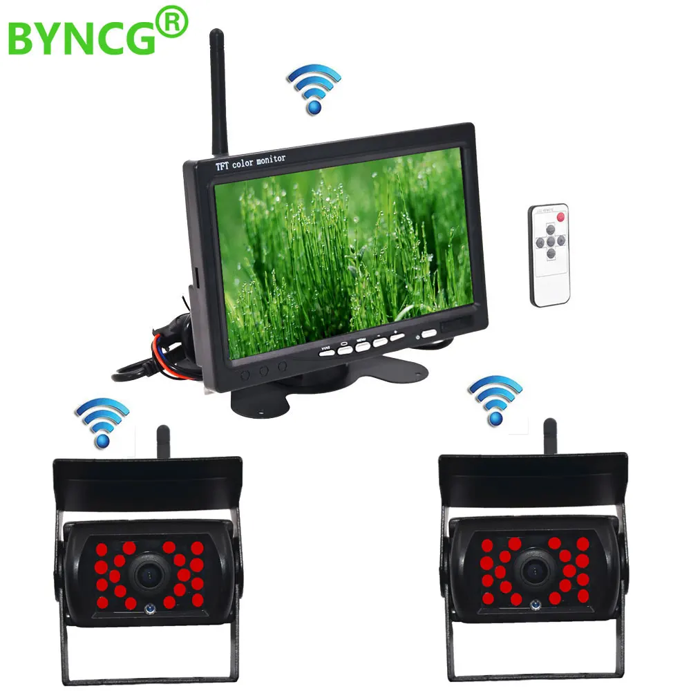 

Беспроводная камера заднего вида с ИК-подсветкой и функцией ночного видения